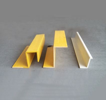 Serviço de corte FRP Pultruded Z Girt Profile para suporte estrutural na construção
