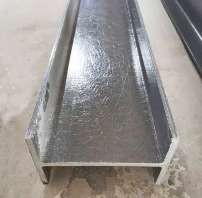 6m espessura suave GRP FRP Plastic Purlin para teto quadro de apoio painel de alta capacidade de carga