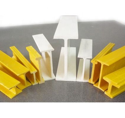 Estrutura de construção Profil H de fibra de vidro leve Alta resistência GFRP FRP H Secção I