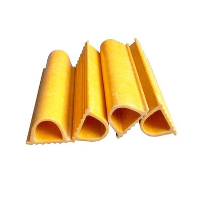 Tubos em forma de D de plástico reforçados com fibra de vidro para escadas seguras de comprimento personalizado