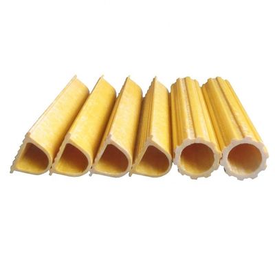 Tubos em forma de D de plástico reforçados com fibra de vidro para escadas seguras de comprimento personalizado