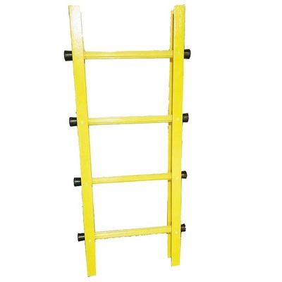 Escadaria de FRP antiderrapante em forma de tubo em forma de D, escadas de escalada suaves e personalizadas