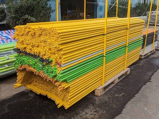 Técnica Pultrusion personalizado insulado FRP poste vedação Post tubo de fibra de vidro para vedação