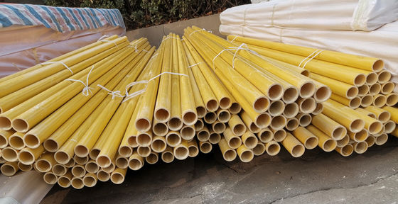 1m a 11,6m comprimento resistente a produtos químicos GRP FRP tubo de pultração de fibra de vidro pólo de plástico
