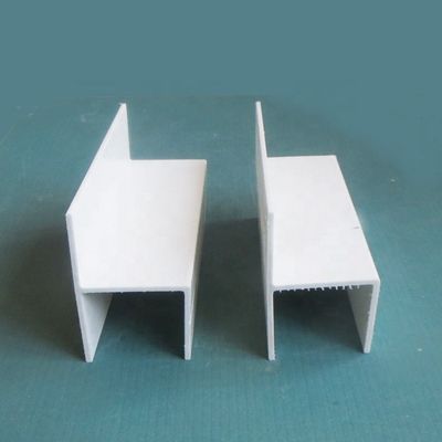 Escalas isoladas de fibra de vidro de alta resistência H canal GFRP FRP H perfis para produtos