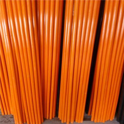 Pistas de fibra de vidro de fibra de plástico pultrudadas de FRP de resistência de extremidade cônica leve para suporte