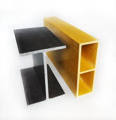 Grelha com superfície lisa, com isolamento térmico de GFRP FRP composto Z para soluções de parede de cortina