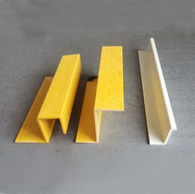 Grelha com superfície lisa, com isolamento térmico de GFRP FRP composto Z para soluções de parede de cortina