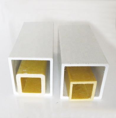 Técnica de corte 19mm 30mm 40mm 50mm Fibra de vidro Tubos quadrados Perfil de FRP Forma quadrada