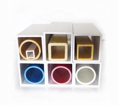 30 mm 38 mm 44 mm 50 mm Tubo quadrado de FRP GFRP pultrudo Estruturas resistentes e duradouras