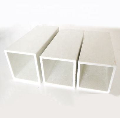 30 mm 38 mm 44 mm 50 mm Tubo quadrado de FRP GFRP pultrudo Estruturas resistentes e duradouras