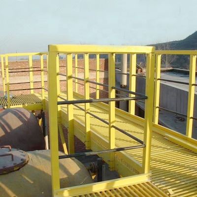 Tubos retangulares de FRP compostos de alta resistência Resistência à corrosão química excepcional