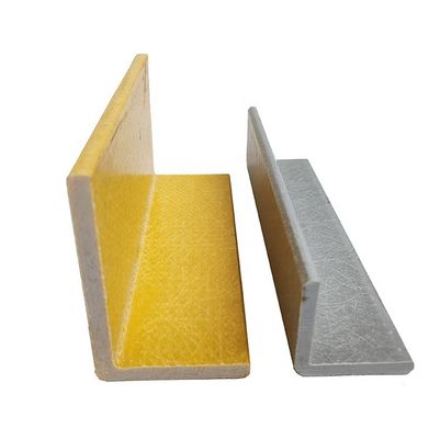 Ángulo pultrudado de fibra de vidro de superfície lisa para ligação estrutural no setor industrial