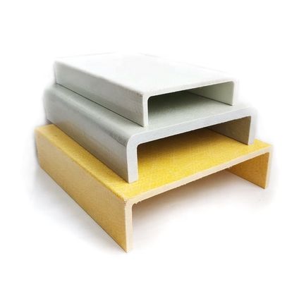 Técnica de pultração de alta resistência FRP C Purlin para apoio de telhado / piso comprimento 1m-11.6m