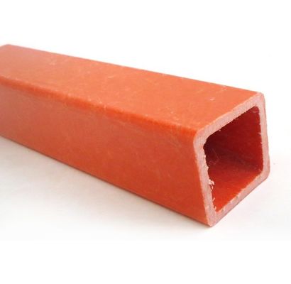 1m a 11,6m comprimento fibra de vidro composto quadrado caixa de perfis GFRP FRP quadrado tubo pólo