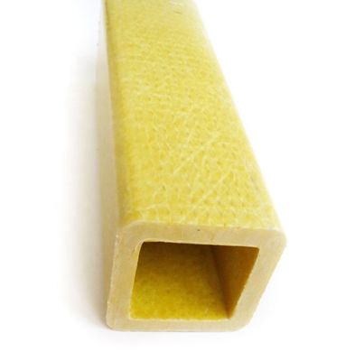 1m a 11,6m comprimento fibra de vidro composto quadrado caixa de perfis GFRP FRP quadrado tubo pólo