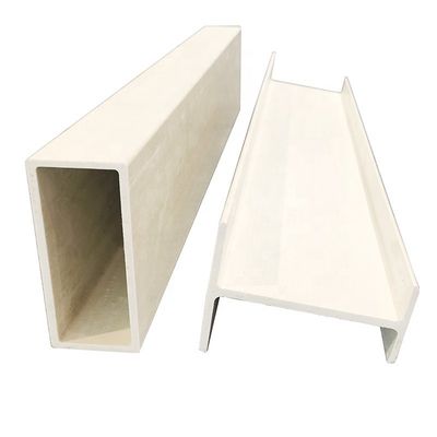 Feixas de suporte estrutural de FRP pultrudo de superfície lisa para projetos resistentes à corrosão