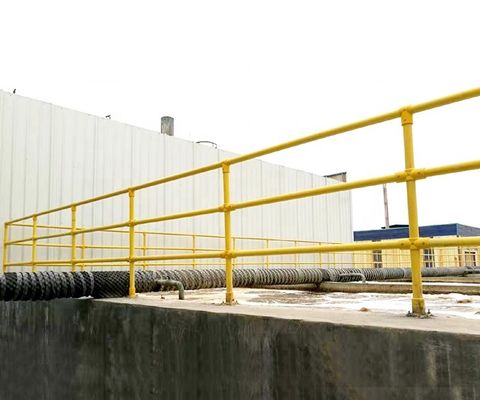 Ferraduras de FRP redondas/quadradas de fibra de vidro para escadas/pavimentos/passeios e durabilidade de FRP