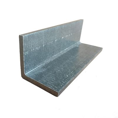 Barras de ângulo de fibra de vidro de FRP pultrudo de alta resistência 20 mm-150 mm usando cores personalizadas