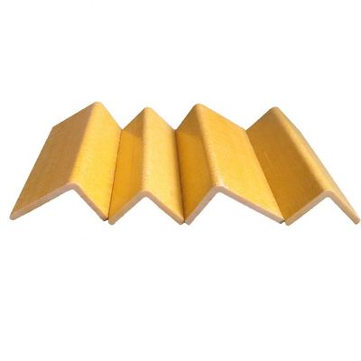 Barras de ângulo de fibra de vidro de FRP pultrudo de alta resistência 20 mm-150 mm usando cores personalizadas