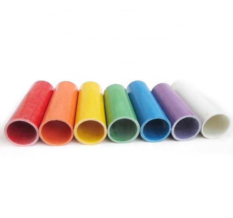 Polos de FRP lisos de 25 mm, 30 mm, 40 mm e 50 mm de diâmetro para estruturas de ambiente de corrosão