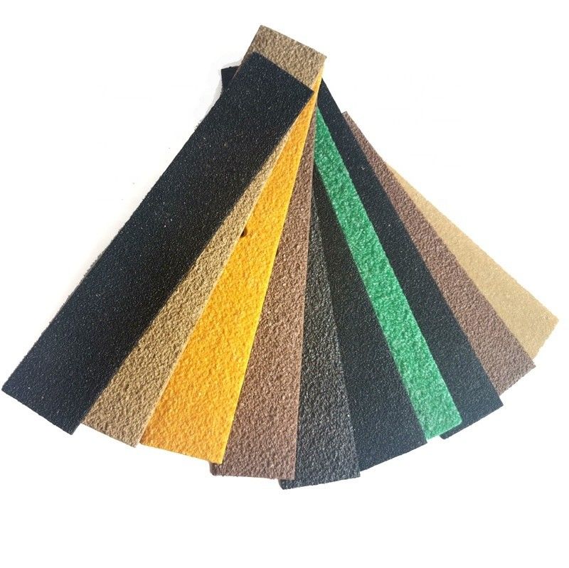 Faixa de fibra de vidro de pultração antiderrapante para terraço de jardim de madeira/escada/rampa de acesso