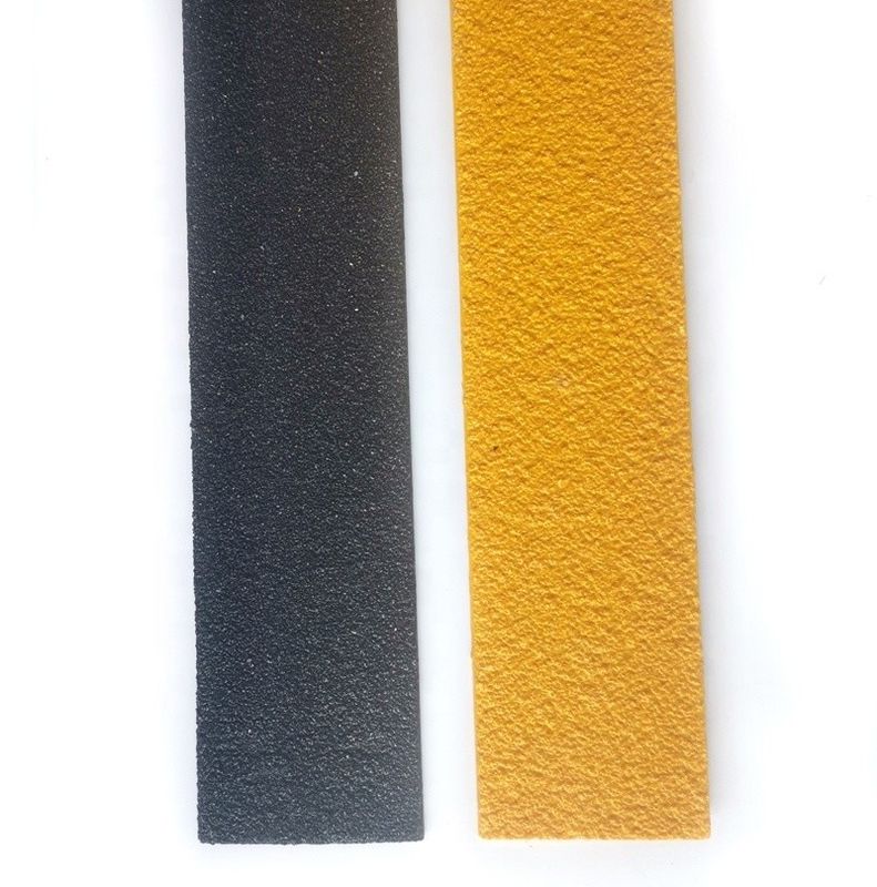 FRP Material Antiderrapante Fibra de vidro Composite Step Strip para Decking 1m a 11,6m comprimento