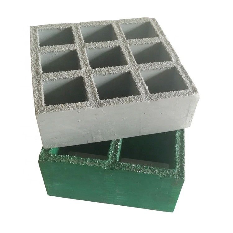Grades de calçada de molde de FRP com cores personalizadas e superfície de areia antiderrapante