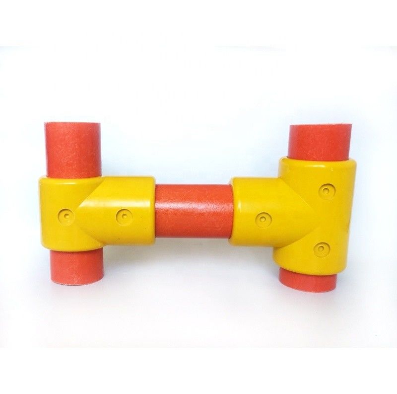 Estilo industrial 50 mm FRP Manilha/Sistema de vedação GRP Manilha Acessórios Grampos T Acessórios Cross Tee