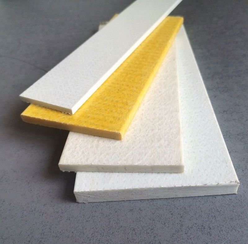 Barra de suporte lisa para 80mmx10mm FRP Barra plana GFRP banda Melhorar a integridade estrutural