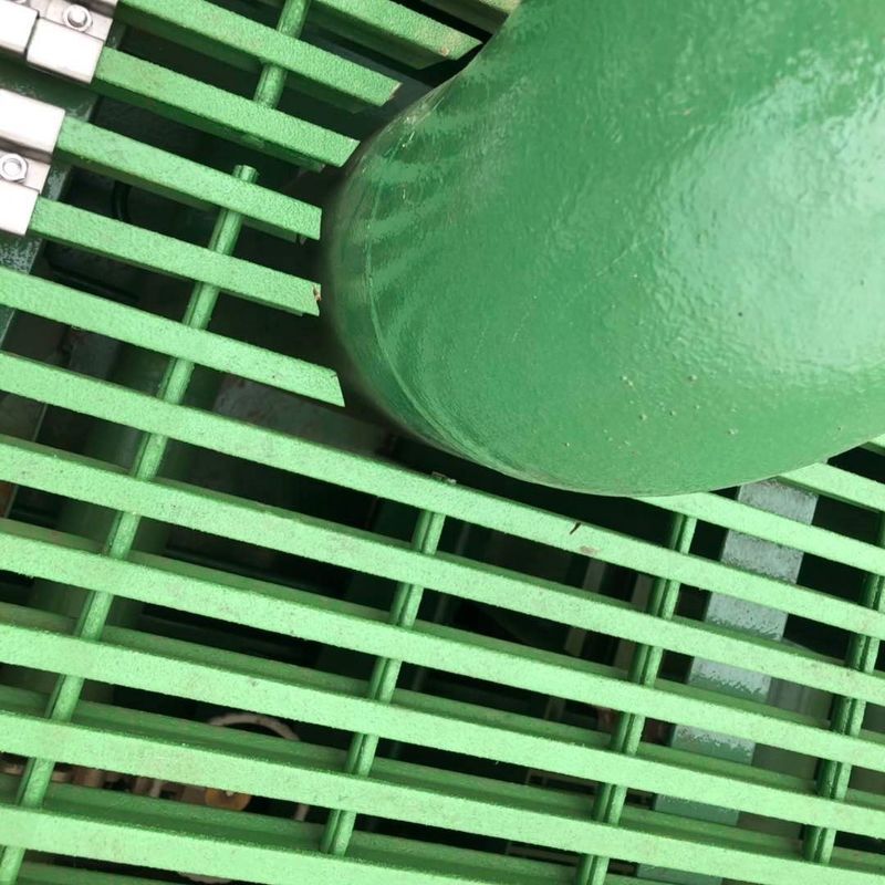Painel de cobertura de grelha de fibra de vidro pultrudada resistente à corrosão com superfície antiderrapante