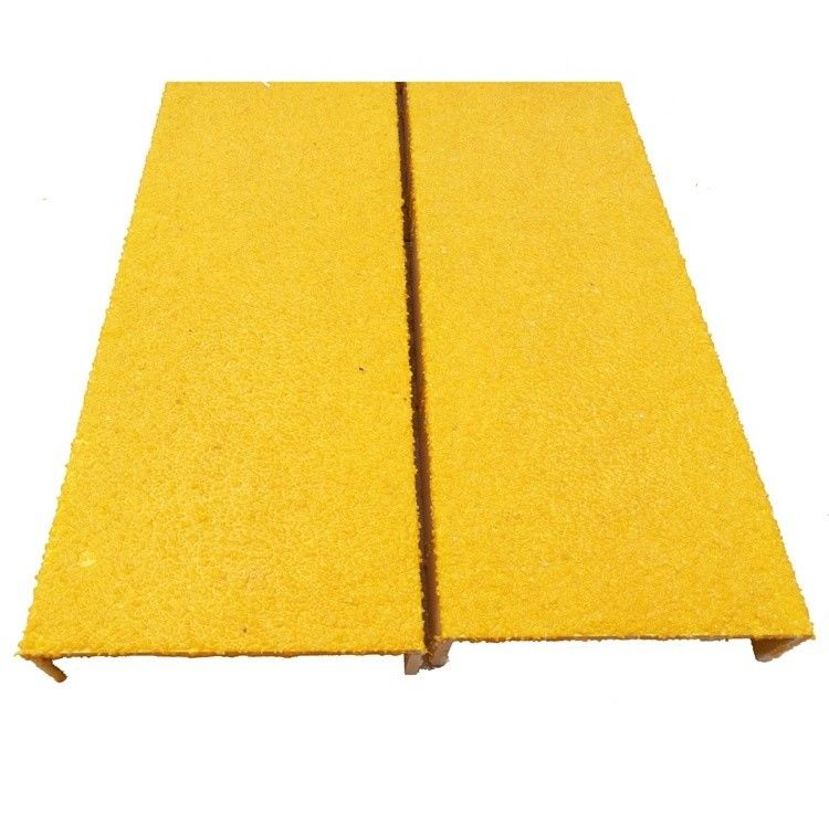 Comprimento de 1m a 11,6m Trampolim de escada de fibra de vidro personalizado com FRP resistente ao deslizamento de alta resistência