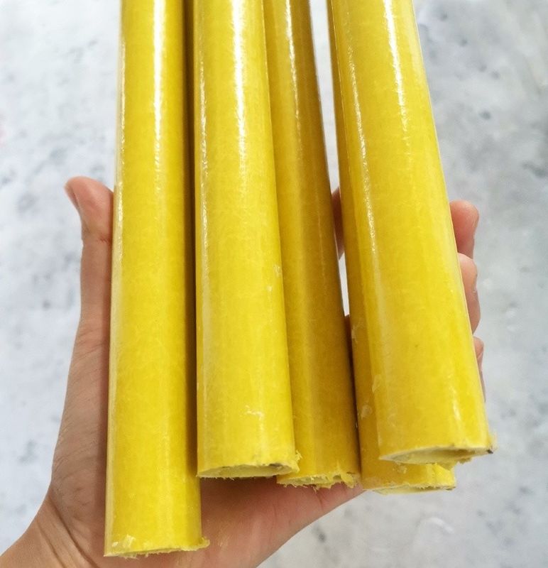 Tubo de FRP GRP de fibra de vidro isolado leve para postes telescópicos comprimento de 1m a 11,6m