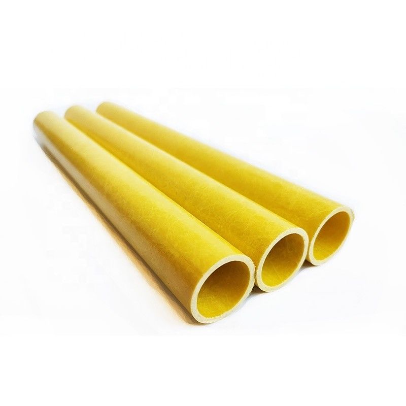 Tubos redondos pultrados resistentes à corrosão de superfície lisa para FRP de plástico reforçado