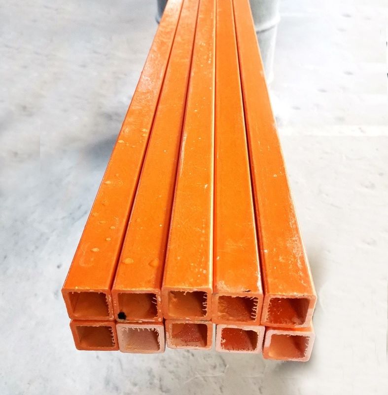 Estruturas de corte Confiança 30mm Fibra de vidro Perfil quadrado / viga para desempenho superior